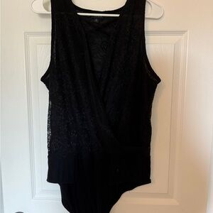 Torrid Black Lace Bodysuit